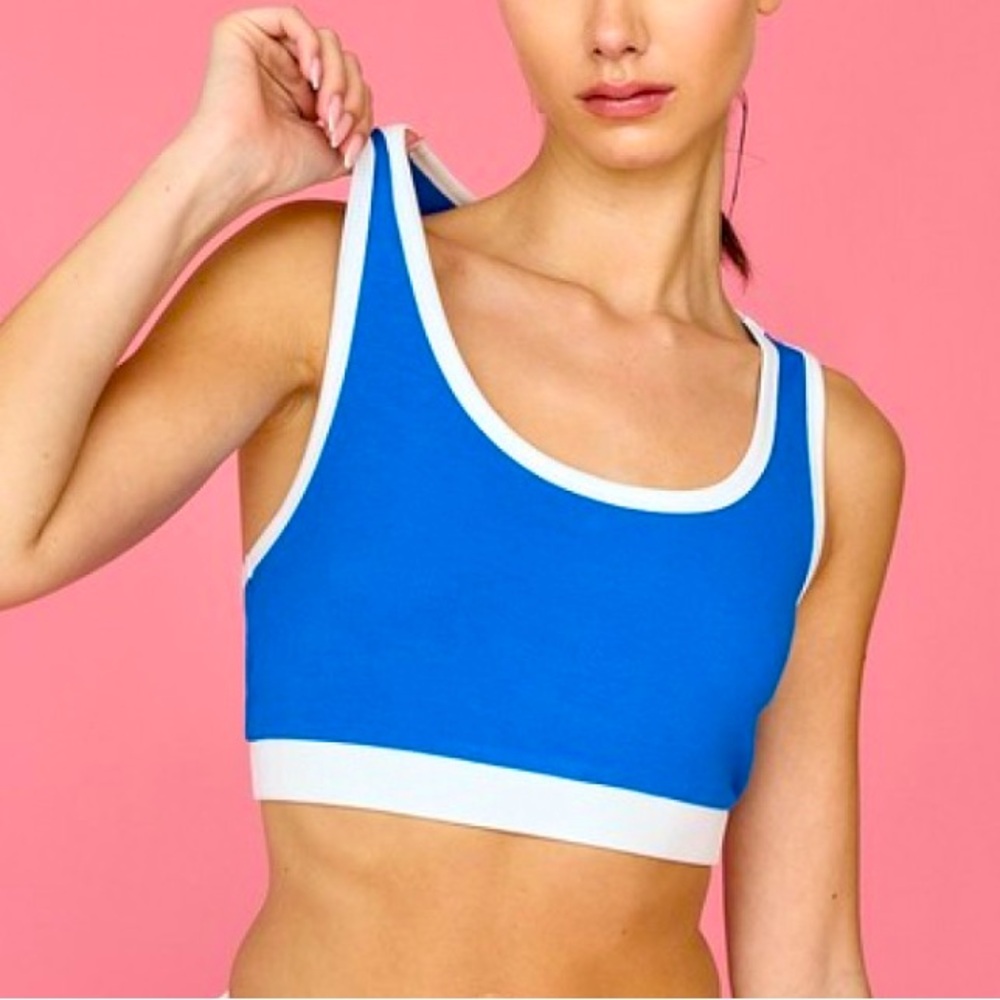Cropped Rib Tank Top